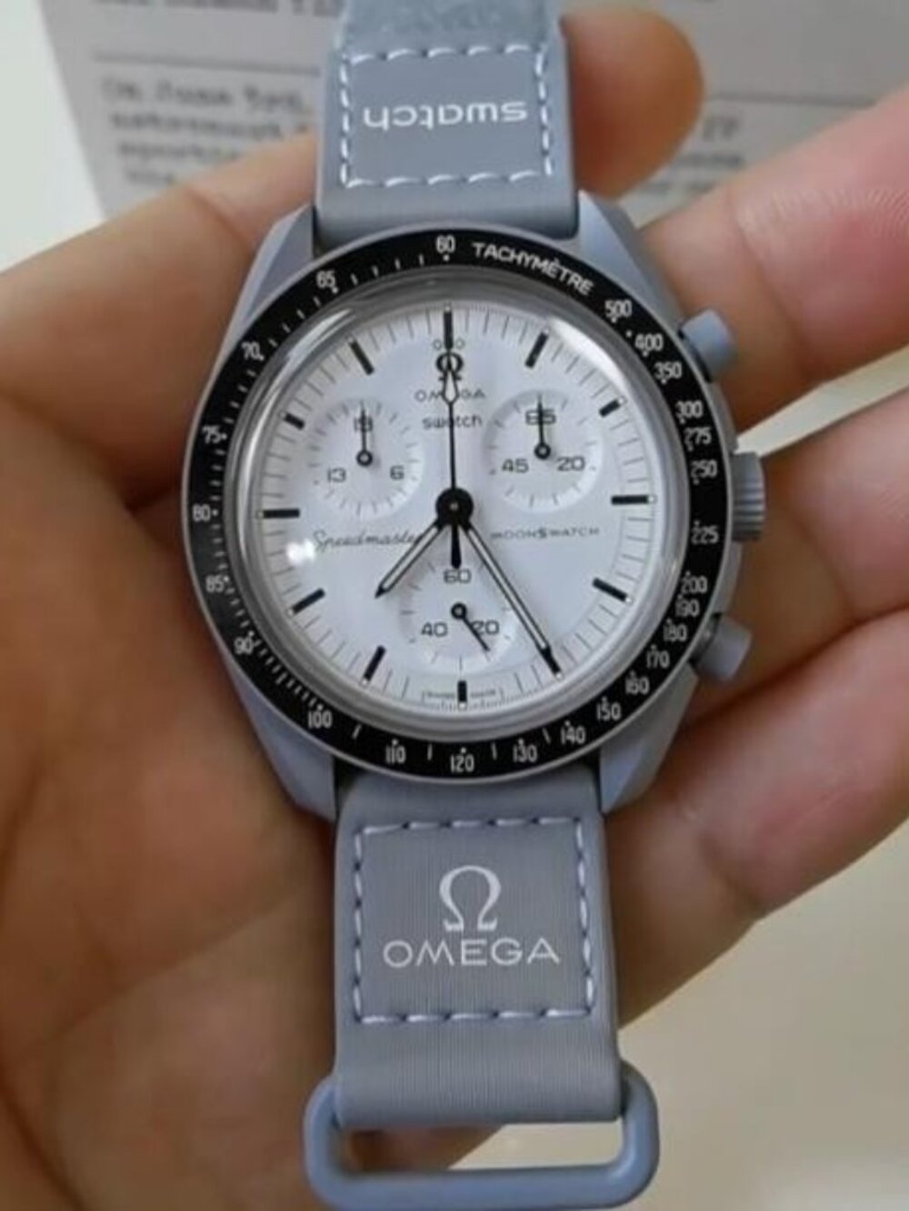 New OMEGA Swatch MoonSwatch Mission To 1965 Watch With Box